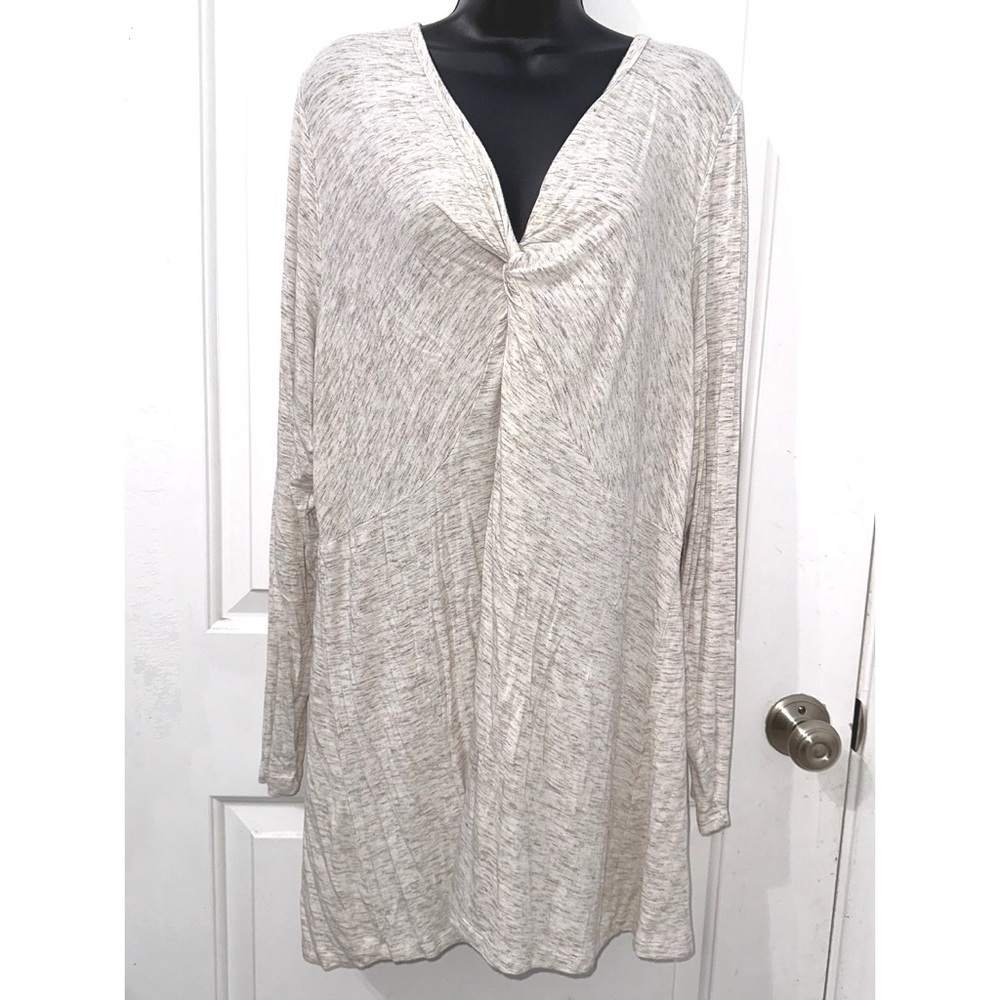 Soft Surroundings long sleeve V neck tunic top